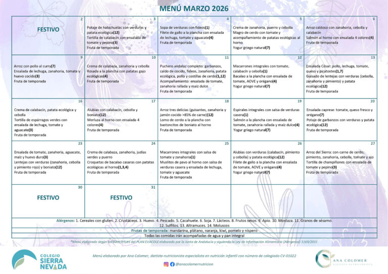 Menú Marzo 2026 01